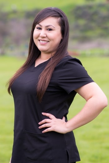 Samantha, dental assistant in Hollister, California